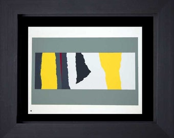 Josef ALBERS Original SILKSCREEN [XVIII-6a] Limited Ed. 1963 w/Archival Frame