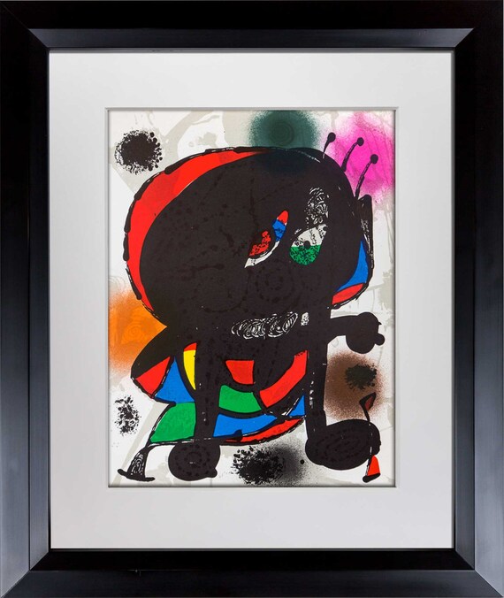 ジョアン・ミロ オリジナルリトグラフ、1977年、鑑定書付きカスタム