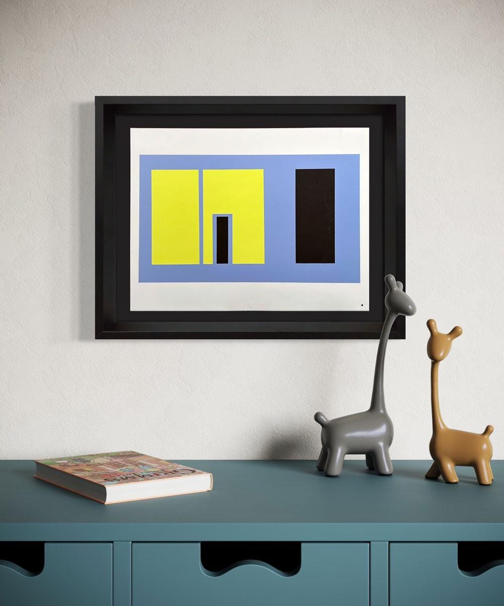 Josef ALBERS Original SILKSCREEN [xviii-1a] Limited Edition | 1963