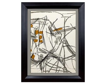 Jean-paul Riopelle – Original Lithograph (back Cover) – Derrière