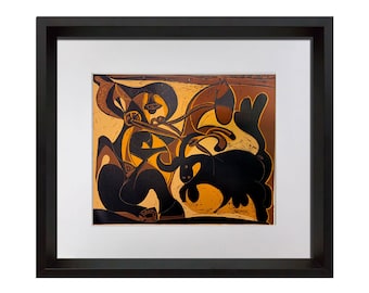 1961 Pablo PICASSO Vintage Color Lithograph 