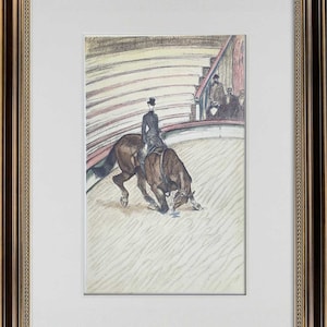Litografía de Henri de Toulouse-Lautrec, edición limitada, con marco incluido