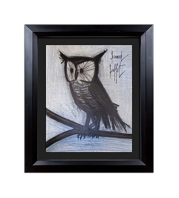 ベルナール・ビュッフェ オリジナルサイン入りリトグラフ | Little Owl