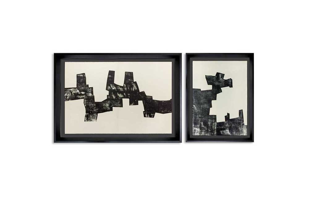 エドゥアルド・チリーダ オリジナルリトグラフ 2枚、1968年（2枚セット