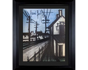Bernard Buffet (1928 - 1999 ) Original Lithograph | Custom FRAME | SIGN