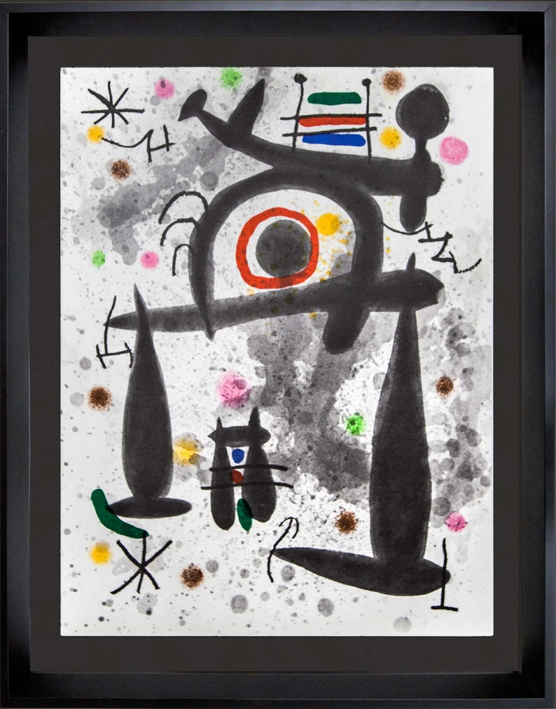 joan miro lithograph joan miro lithograph