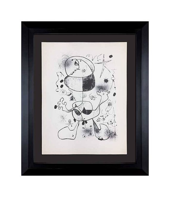 ジョアンミロ、リトグラフ Amazon | ジョアン・ミロ ジョアン・ミロ リトグラフ 4 絵画