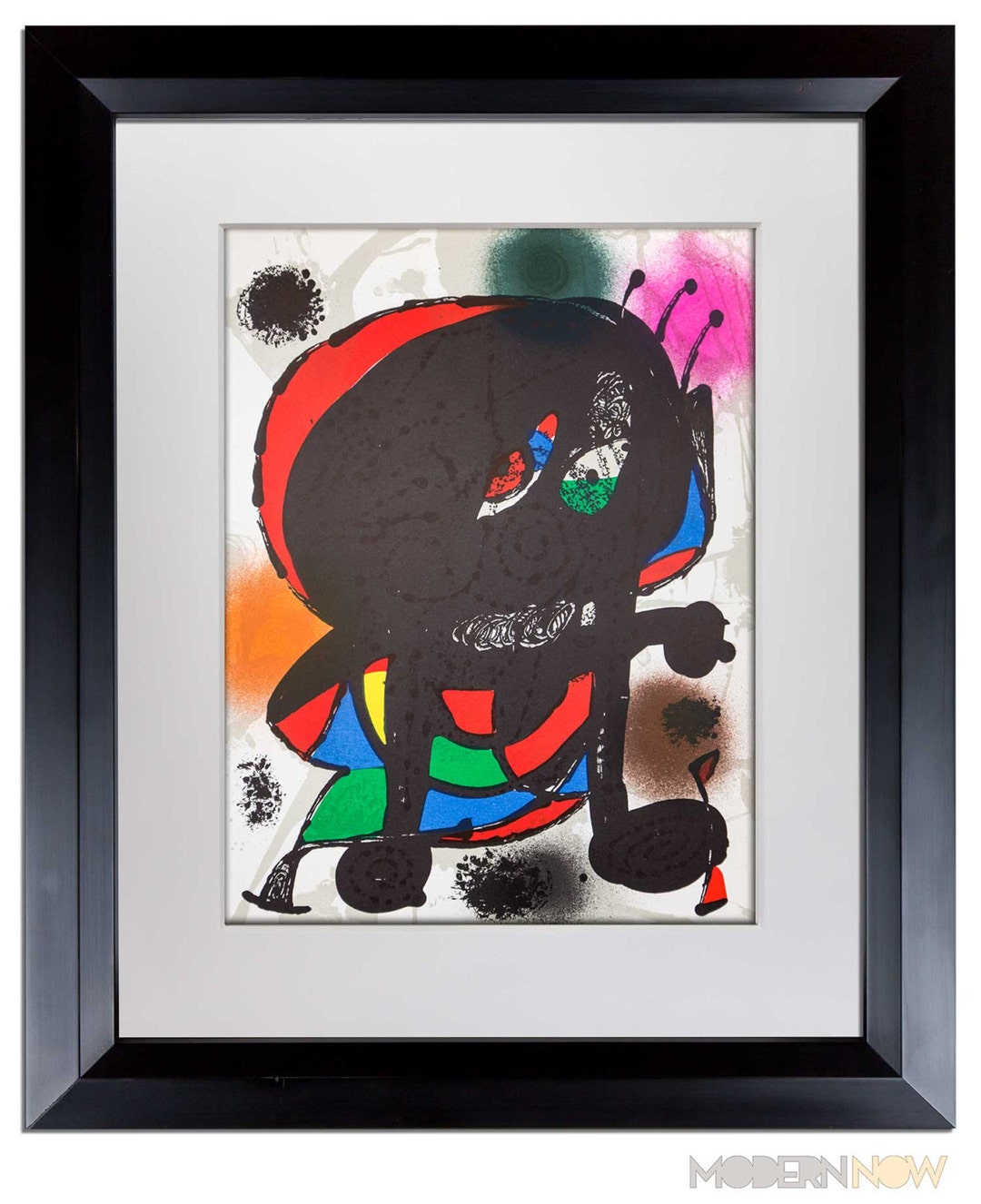 ジョアン・ミロ オリジナルリトグラフ、1977年、鑑定書付きカスタム