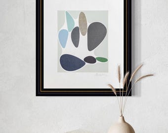 Victor Vasarely HANDSIGNIERTE Original LITHOGRAPHIE Limitierte Auflage 1972