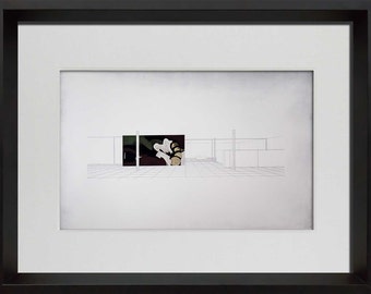 Mies Van Der Rohe (1886-1969) Limited Edition Lithograph | 1939 Court House Project