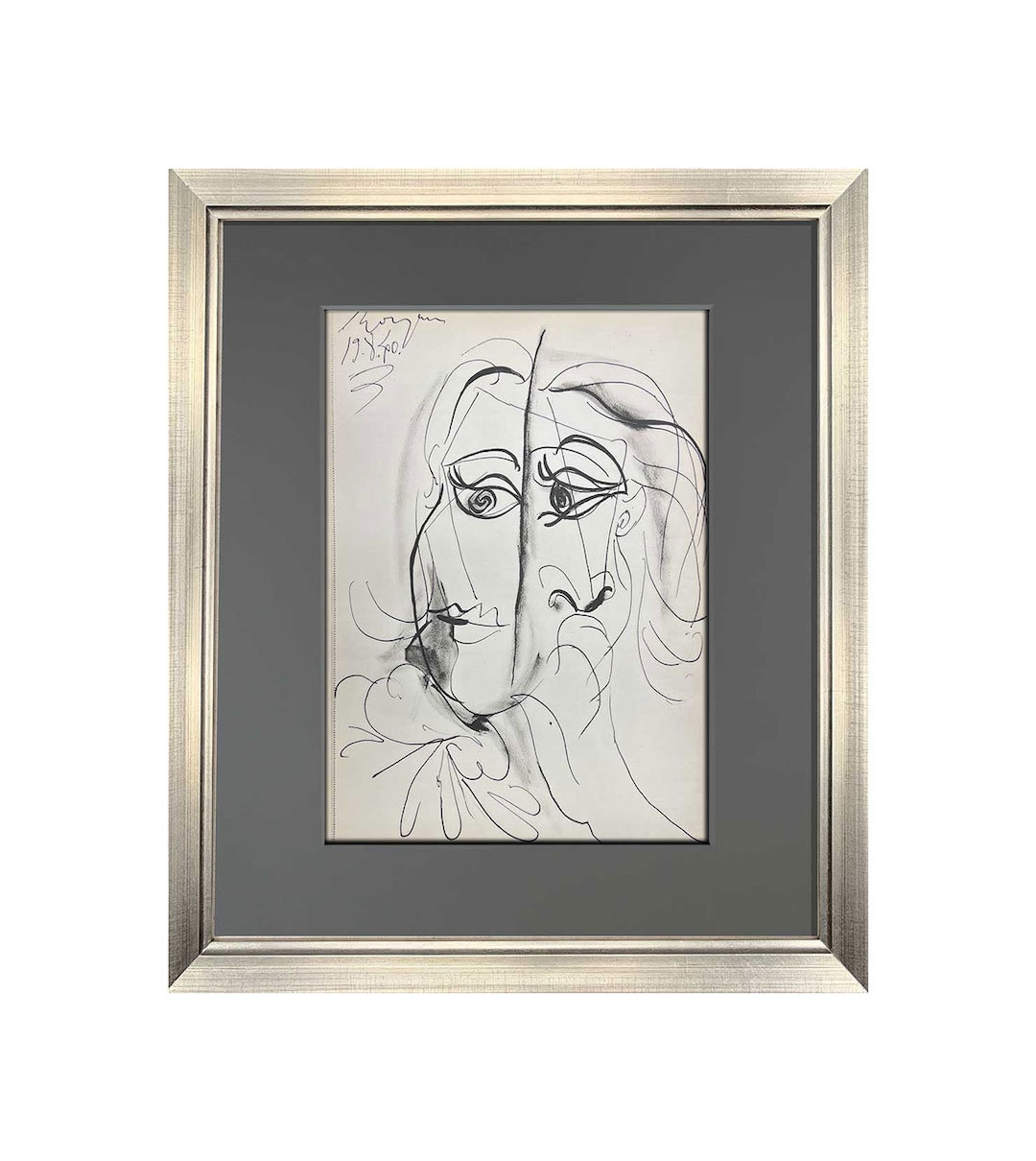 パブロ・ピカソ 限定版リトグラフ | ロヤン 19.8.40 | 額縁付き - Etsy