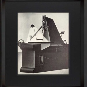 Konrad KLAPHECK Lithograph Ltd. Ed. no.12 &quot;La Mére Superbe *Deckled + FRAME