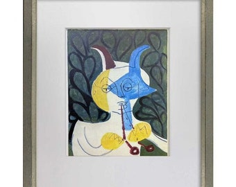 Faune Devoilant Une Femme 1936 Pablo Picasso Original Tear Sheet