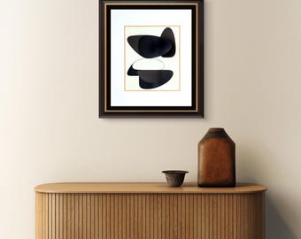 Victor Vasarely Original LITHOGRAPH Limited Edition HAND SIGNED ~ 1972 w/Frame