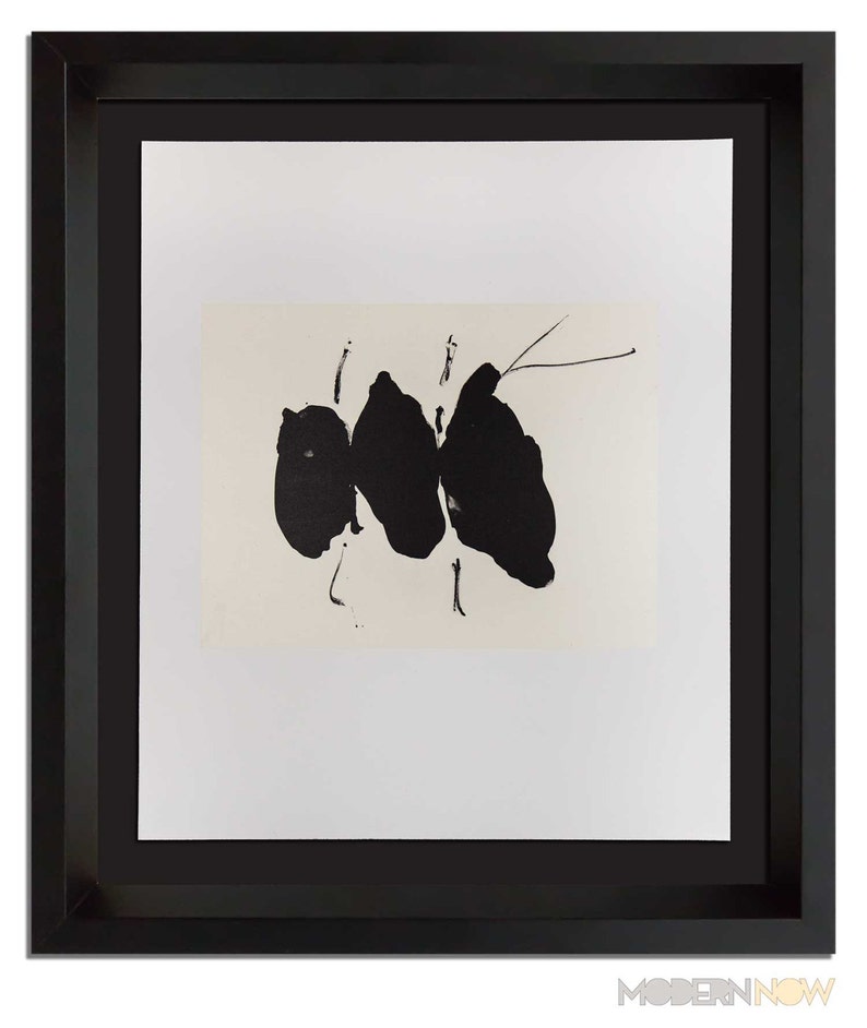 Robert MOTHERWELL 1915-1991 Lithograph Limited Edition ORIGINAL Lithograph Cat. Ref. b387.27 image 4