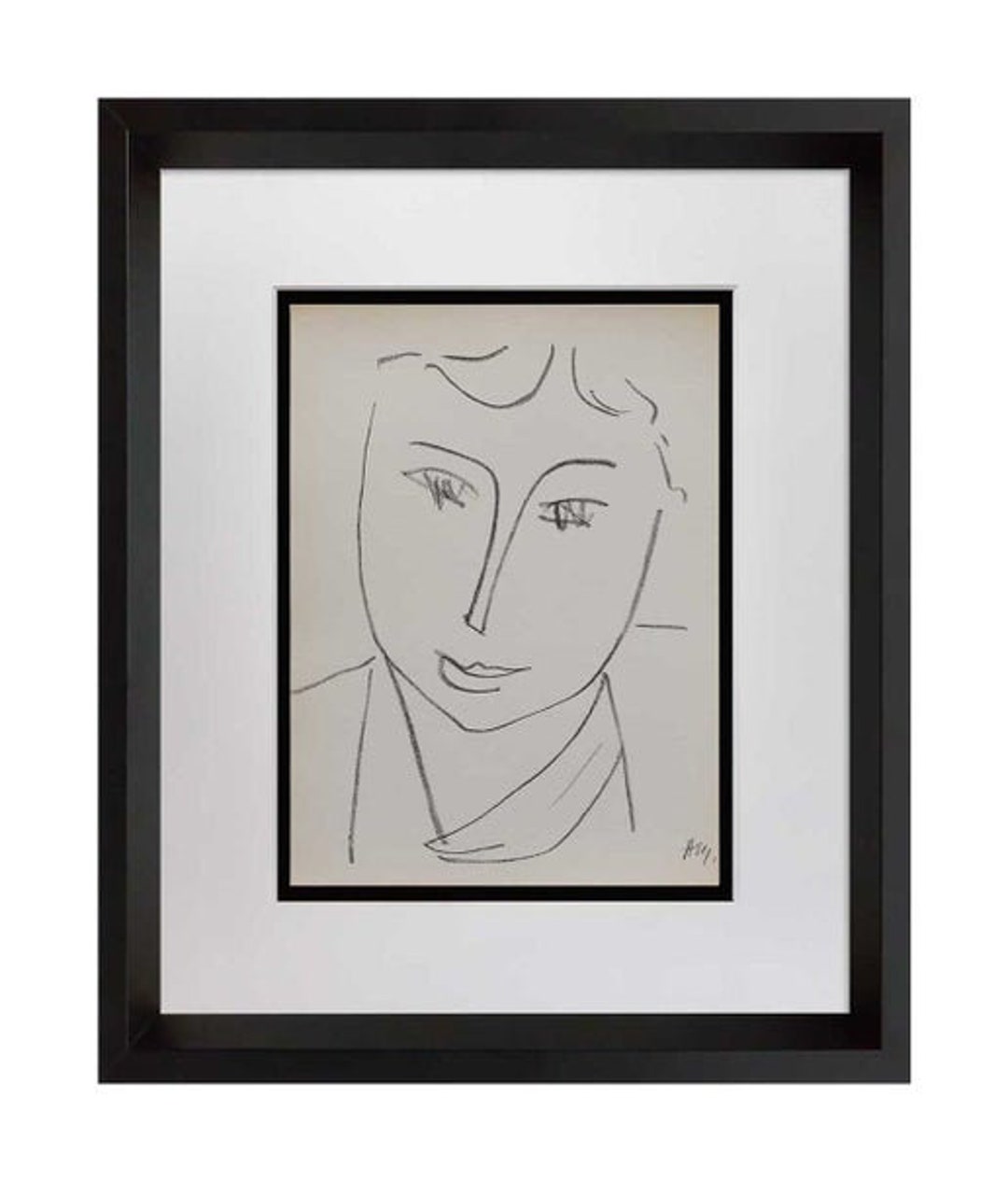 Henri MATISSE Lithograph Limited Edition - SIGN - 1955- W/frame - Etsy