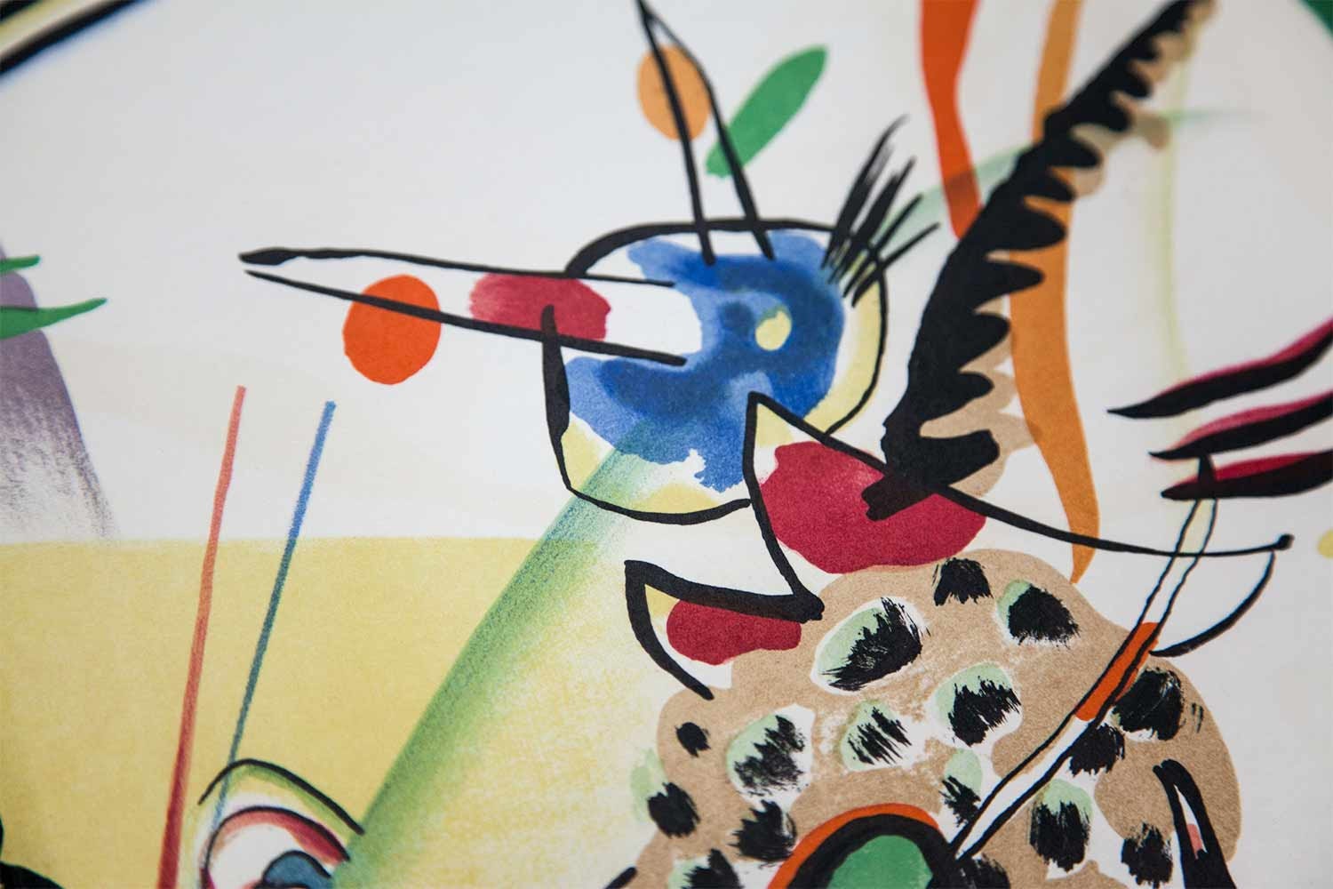 カンディンスキー　リトグラフ ワシリー・カンディンスキー（1866-1944）リトグラフ サイン入り 限定