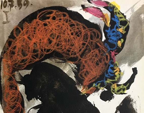 パブロ・ピカソ リソグラフ AFFICHES ORIGINALES 1859年