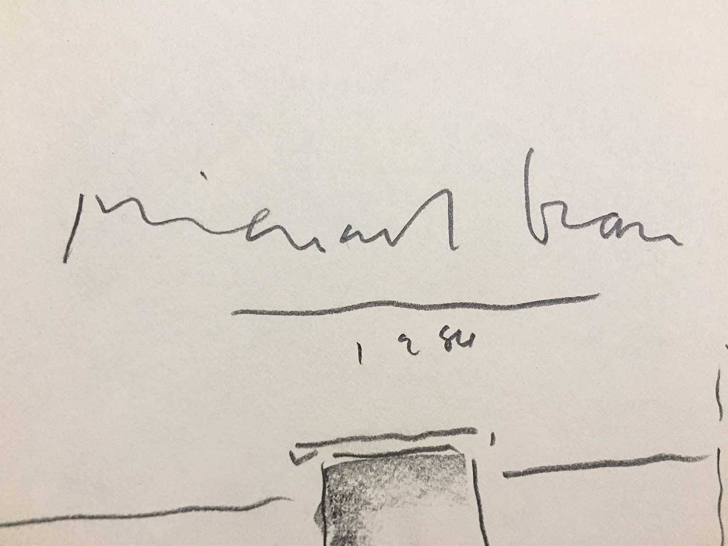 Michael Graves Hand Drawing (signed) , 1984 - Etsy