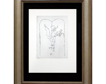 Paul KLEE Lithograph LTD Edition “Fulfillment Angel" w/FRAME Included