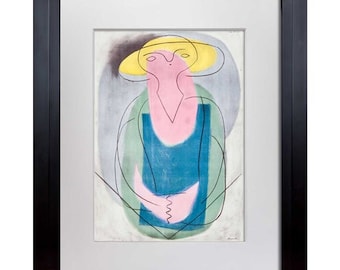 Faune Devoilant Une Femme 1936 Pablo Picasso Original Tear Sheet