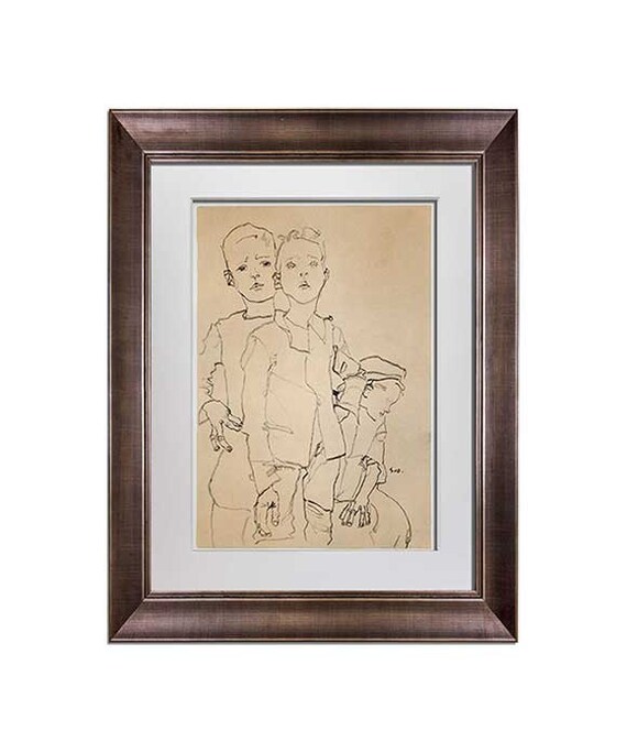 Lithographie Egon Schiele – Signée Et Numérotée – Avec Certificat D'authenticité (COA)
