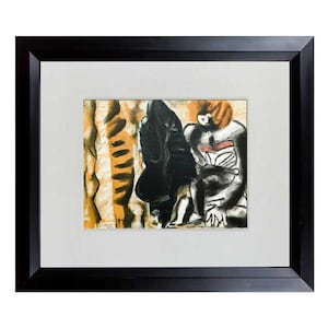 Le CORBUSIER Lithograph ORIGINAL Limited Edition 1937 SIGN +w/Frame
