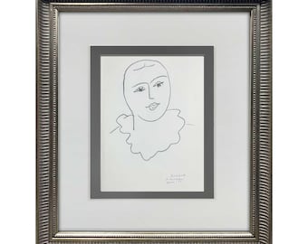 Henri Matisse "Doucia" Original Lithograph Signed Limited Edition Framed COA