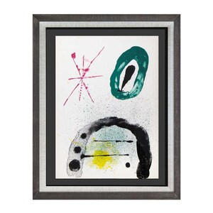 Joan MIRO Original COLOR Lithograph, w/Custom Frame