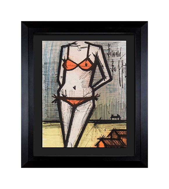 Bernard buffet mid century lithograph - Etsy 日本
