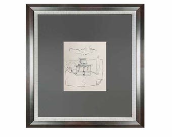 Michael Graves Hand Drawing (Signed) , 1984