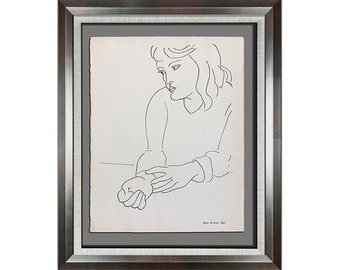 Henri Matisse (1869-1954) Limited Edition Lithographs | Sign | Original Lithograph | Monique | Catalogue Ref d71