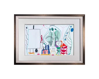 パブロ・ピカソ、コンポジション (Orozco 207-261)、ヴァン・ヌフの