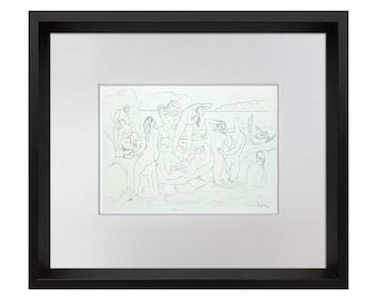 Faune Devoilant Une Femme 1936 Pablo Picasso Original Tear Sheet