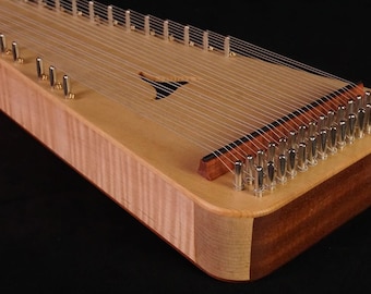James Jones 2 1/2 Octave Alto Bowed Psaltery, 3/4" pin spacing, C6-G3  (all solid wood) w/soft case #13