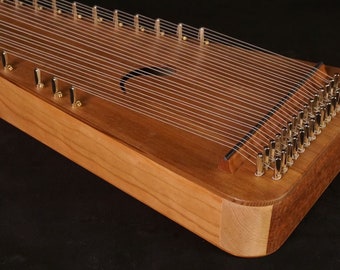 James Jones 2 1/2 Octave Alto Bowed Psaltery, 7/8" pin spacing, C6-G3  (all solid wood) w/soft case #11