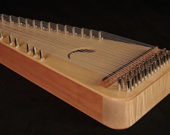 James Jones 2 1/2 Octave Alto Bowed Psaltery, 3/4" pin spacing, C6-G3  (all solid wood) w/soft case #4