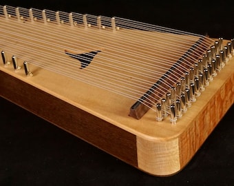 James Jones 2 1/2 Octave Alto Bowed Psaltery, 3/4" pin spacing, C6-G3  (all solid wood) w/soft case #3