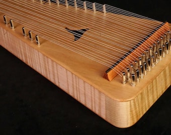 James Jones 2 1/2 Octave Alto Bowed Psaltery, 3/4" pin spacing, C6-G3  (all solid wood) w/soft case #5