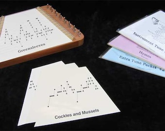 James Jones Two Octave Zither Tune Packets ( all 7 packets)