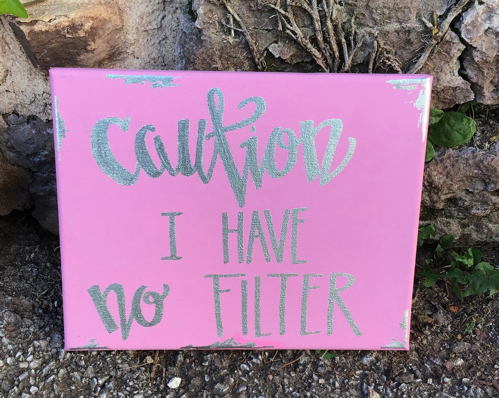 caution i have no filter