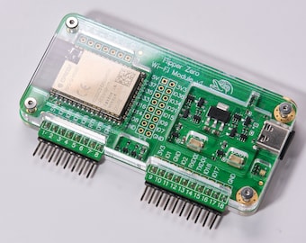 Clear Case for Flipper Zero Wi-Fi Dev Board PCB - Includes Pin Protector - Laser-Cut Transparent Acrylic Flipper Zero Wi-Fi Dev Board Case