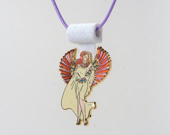 Collar con adaptador de pin impreso en 3D para exhibir pins