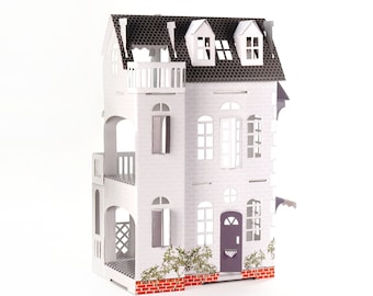 cardboard dollhouse