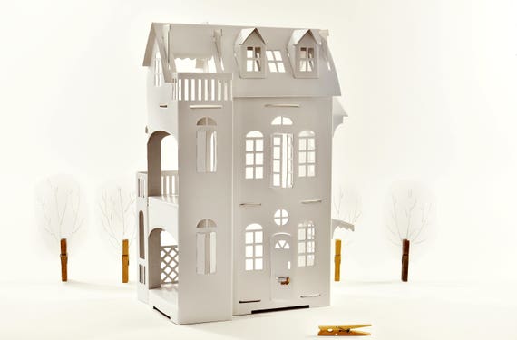 white dollhouse