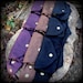 Small Steampunk Utility Belt Bag ~ Pocket Belt Burning Man Festival Belt Fanny Pack ~ vegan canvas ~ black, brown, purple, hooping hip belt 