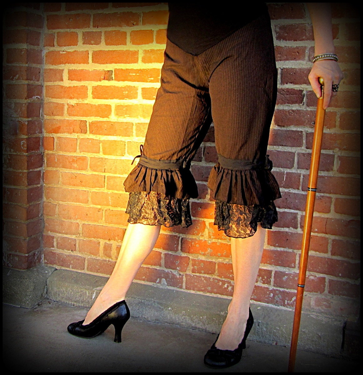 steampunk striped pants