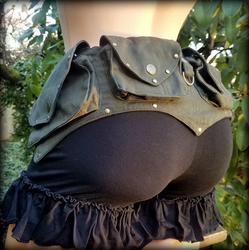 Burning Man Utility Belt Bag Festival Belt ~ vegan pocket belt cotton canvas  ~  Green,Teal Blue Green or Purple canvas ~ cosplay money belt