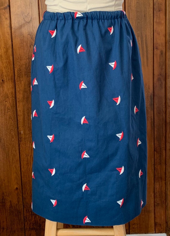 red white and blue skirt