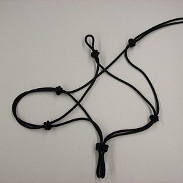 Draft Horse 1/4" Rope HALTER yacht rope U pick color